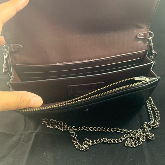 Quilted Lambskin Coach Purse - Picture 3 of 8